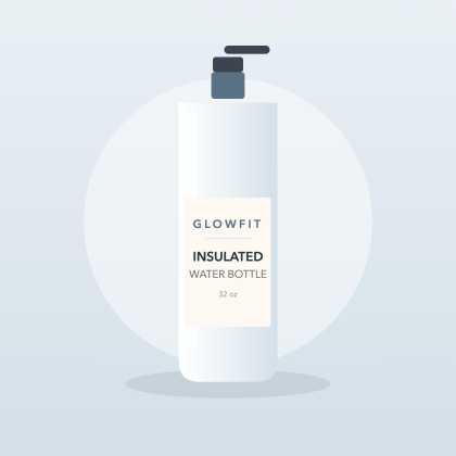 Insulated Water Bottle — GlowFit Wellness